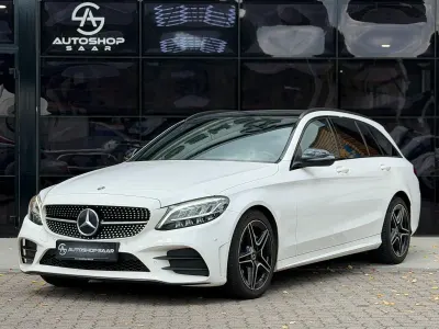 Gebraucht Mercedes C200 184 PS (135 kW) 2019 Weiß Kombi
