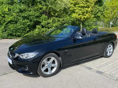 Gebraucht BMW 420 Cabriolet Sport Line 184 PS (135 kW) 2014 Schwarz Cabrio