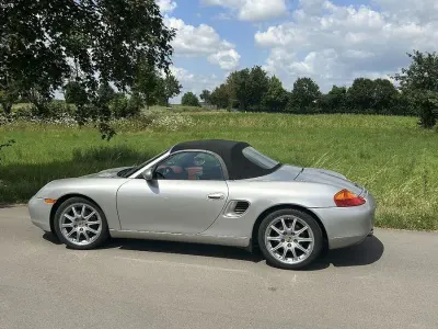 Gebraucht Porsche Boxster 204 PS (150 kW) 1998 Silber Cabrio