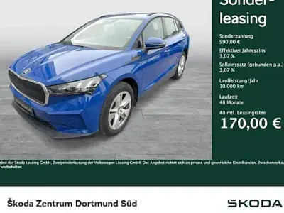 Second-hand Skoda Enyaq iV Loft 108 kW (148 CP) 2023 Albastru SUV