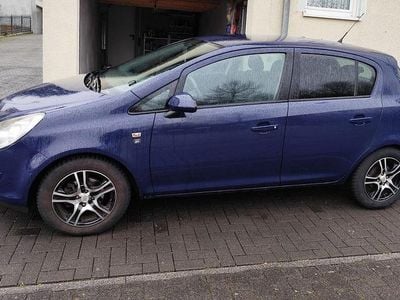 Gebraucht Opel Corsa Edition 69 PS (50 kW) 2010 Blau Kleinwagen