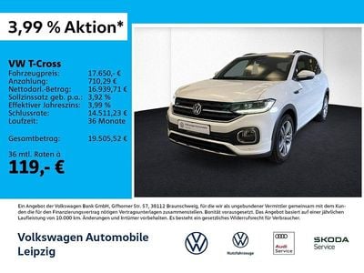 Weiß Gebraucht 2022 VW T-Cross R-line SUV | 17.650 € (Guter Preis)