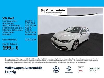 Gebraucht VW Golf VIII Style 131 PS (96 kW) 2022 Weiß Limousine