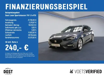 Gebraucht Seat Leon FR 150 PS (110 kW) 2022 Grau Limousine