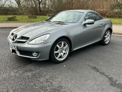 Gebraucht Mercedes SLK350 305 PS (224 kW) 2008 Silber Cabrio