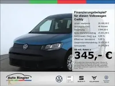 Gebraucht VW Caddy Basis 102 PS (75 kW) 2024 Hellblau Van / Kleinbus