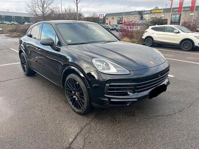 Schwarz Gebraucht 2022 Porsche Cayenne E-Hybrid Coupe Platinum Edition Coupé | 79.900 €
