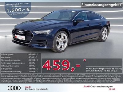 Gebraucht Audi A7 S-Line 340 PS (250 kW) 2022 Blau Limousine