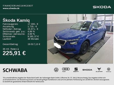 Blau Gebraucht 2022 Skoda Kamiq Style SUV | 17.190 € (Guter Preis)