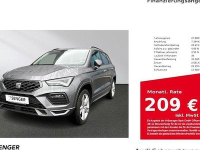 Gebraucht Seat Ateca FR 150 PS (110 kW) 2022 Graphitgrau SUV