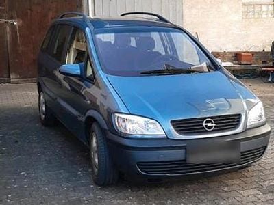 Gebraucht Opel Zafira Comfort 125 PS (91 kW) 2001 Blau Van / Kleinbus