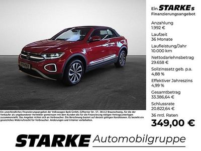 Używany VW T-Roc Cabriolet Style 150 KM (110 kW) 2025 Czerwony Kabriolet