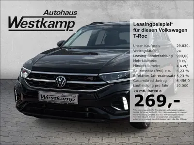 Käytetty VW T-Roc R-line 150 HP (110 kW) 2025 Musta Katumaasturi
