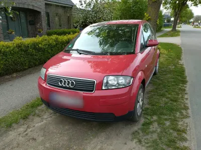 Second-hand Audi A2 75 CP (55 kW) 2003 Roșu Hatchback
