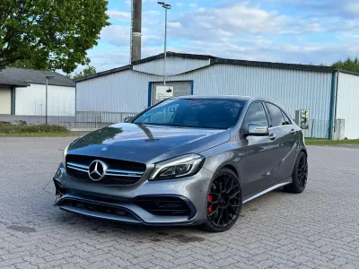 Używany Mercedes A45 AMG AMG 381 KM (280 kW) 2017 Szary Sedan/Limuzyna