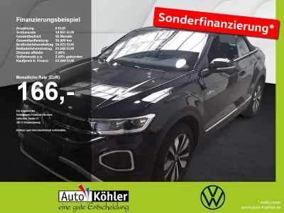 Gebraucht VW T-Roc Goal 116 PS (85 kW) 2025 Deep black perleffekt schwarz SUV