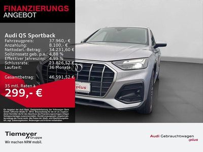 Florettsilber metallic Gebraucht 2022 Audi Q5 Sportback Ambiente SUV | 36.280 € (Fairer Preis)