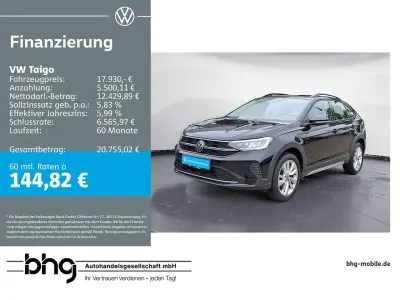 Gebraucht VW Taigo Life 95 PS (69 kW) 2024 Schwarz SUV