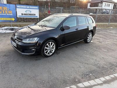 Gebraucht VW Golf VII LOUNGE 110 PS (80 kW) 2015 Schwarz Kombi