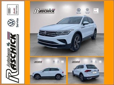 Pure white (weiß) Gebraucht 2022 VW Tiguan Elegance SUV | 27.590 € (Guter Preis)