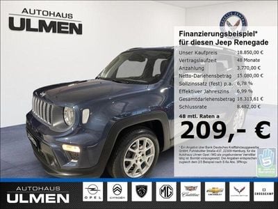 Blau Gebraucht 2022 Jeep Renegade Limited SUV | 18.850 € (Fairer Preis)