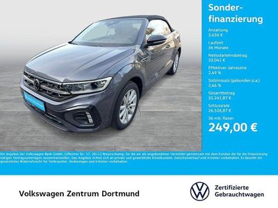 Usata VW T-Roc Cabriolet R-line 150 CV (110 kW) 2025 Grigio Cabrio