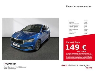 Usata Skoda Fabia Ambition 95 CV (69 kW) 2022 Blu Utilitaria