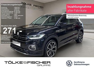 Deep black perleffekt (metallic) Gebraucht 2022 VW T-Cross Style SUV | 21.789 € (Teuer)