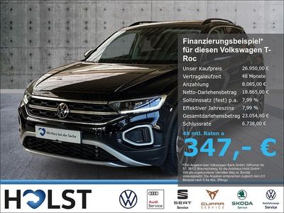 Gebraucht VW T-Roc Style 150 PS (110 kW) 2023 Schwarz SUV
