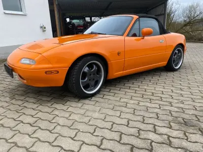 Gebraucht Mazda MX5 116 PS (85 kW) 1990 Orange Cabrio