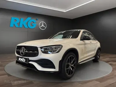 Brugt Mercedes GLC300e AMG 306 HK (225 kW) 2022 Hvid Coupe