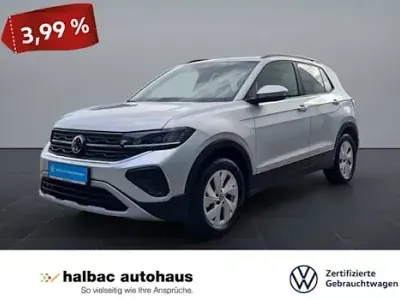 Gebraucht VW T-Cross Life 95 PS (69 kW) 2024 Silber SUV