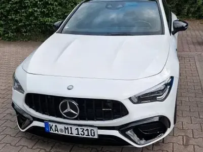 Gebraucht Mercedes CLA35 AMG Shooting Brake AMG 306 PS (225 kW) 2019 Weiß Kombi
