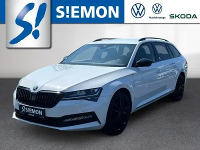 Gebraucht Skoda Superb SportLine 200 PS (147 kW) 2023 Weiss Kombi