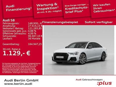 Gebraucht Audi S8 Ambiente 571 PS (419 kW) 2025 Gletscherweiß metallic Limousine
