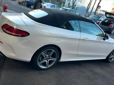 Gebraucht Mercedes C180 AMG line 156 PS (114 kW) 2018 Weiß Cabrio