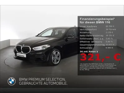 Gebraucht BMW 116 Sport Line 109 PS (80 kW) 2023 Schwarz Kleinwagen