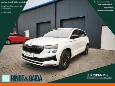 Używany Skoda Karoq SportLine 150 KM (110 kW) 2024 Biały SUV