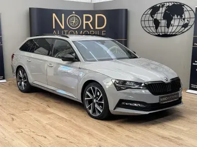 Gebraucht Skoda Superb SportLine 150 PS (110 kW) 2020 Stahlgrau Kombi