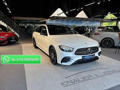Gebraucht Mercedes E400 AMG line 330 PS (242 kW) 2021 Designo diamantweiß bright (metallic) Kombi