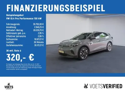 Gebraucht VW ID.4 Pro Performance 150 kW (204 PS) 2023 Grau SUV