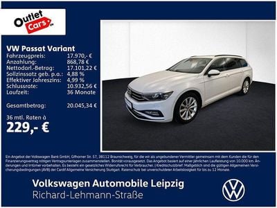 Gebraucht VW Passat Business 150 PS (110 kW) 2020 Weiß Kombi