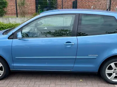 Gebraucht VW Polo United 60 PS (44 kW) 2008 Blau Kleinwagen