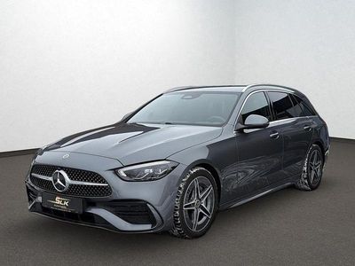 Grau Gebraucht 2024 Mercedes C220 AMG line Limousine | 39.950 € (Fairer Preis)
