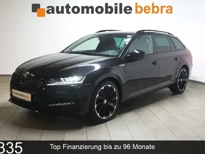 Gebraucht Skoda Superb SportLine 150 PS (110 kW) 2022 Black magic Kombi