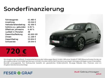Brugt Audi Q7 S-Line 286 HK (210 kW) 2023 Sort SUV