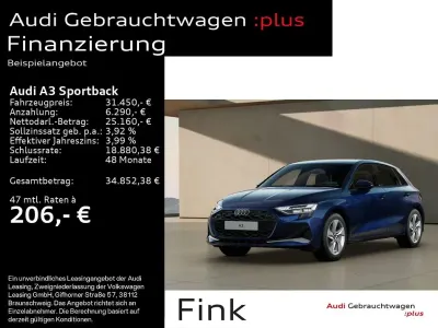 Gebraucht Audi A3 Advanced 150 PS (110 kW) 2025 Navarrablau metallic Limousine