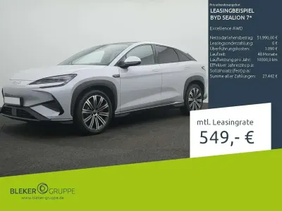 Nouvelle BYD Sealion 7 389 kW (530 ch) 2025 Gris SUV