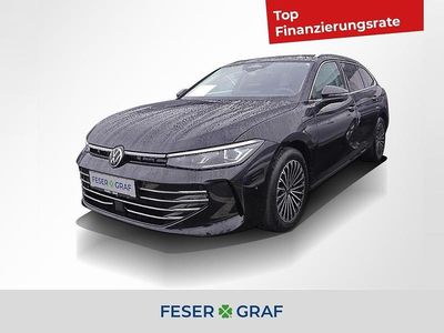 Grenadillschwarz metallic Gebraucht 2025 VW Passat Elegance Kombi | 46.490 € (Fairer Preis)