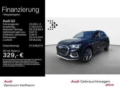 Gebraucht Audi Q3 Advanced Plus 150 PS (110 kW) 2023 Schwarz SUV